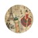 Pareo and beach rug "Kabare Paris", d = 150 cm