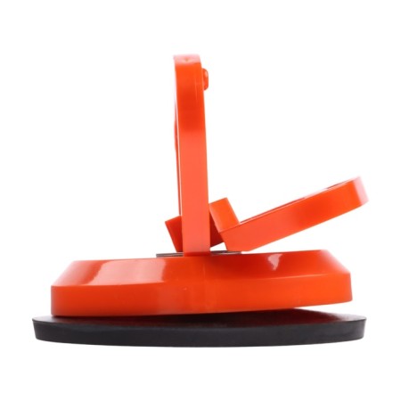 Vacuum suction cup for gluing glasses in the car, D 12 cm, orange-3