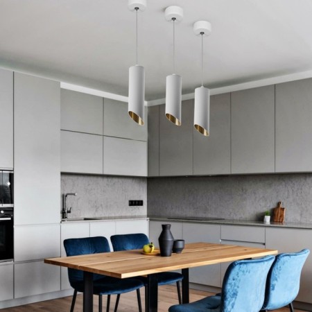 Ceiling light Feron ML1828, IP20, GU10, 35 W, 55x55x200 mm, white color-1