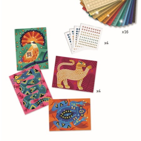 Djeco rhinestial set "in the jungle"-1