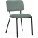 Stol on a metal frame Metal/Buyer fabric, black/olive 48x55x77 cm