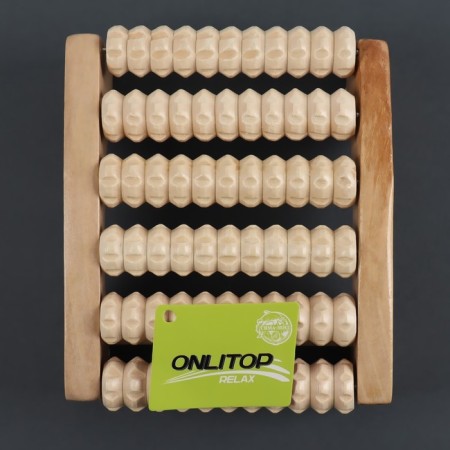 Feet massage "Night Happiness", 17 × 14 × 6 cm, 6 rows, wooden-6