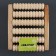 Feet massage "Night Happiness", 17 × 14 × 6 cm, 6 rows, wooden