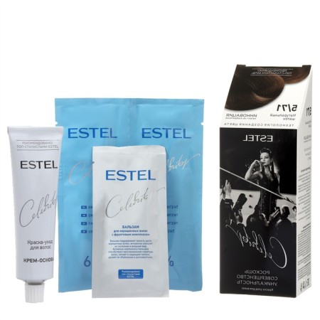 Claus for hair Estel Celebrity tone 5/71 Natural brown-haired-1