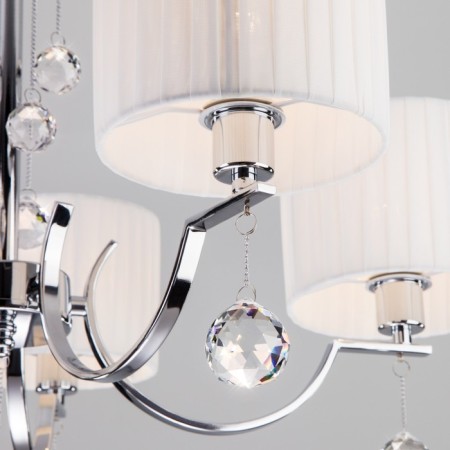 Napoli chandelier, 5x40W E14, chromium color-2
