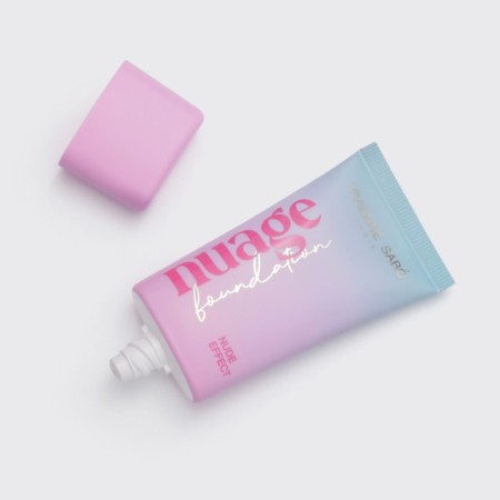 Tonal cream Vivienne Sabo Nuagefoundation, with the effect of natural skin, tone 02-10
