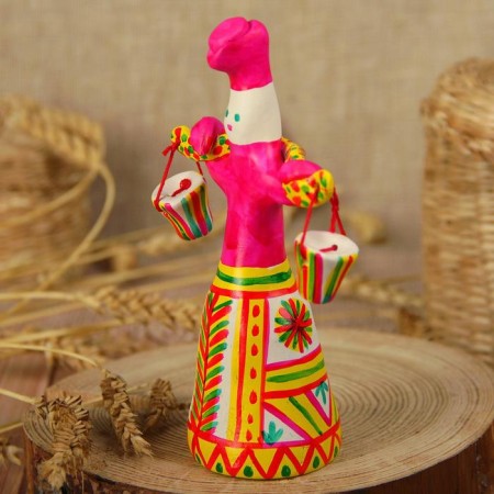 Filimonovskaya toy "Baryna with a rocker"-1