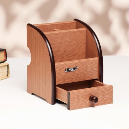 Organizer 3 sections, with a drawer, 14*11.5*10cm-1