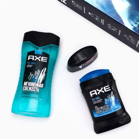 Подарочный набор мужской AXE "Ice chill": дезодорант, 50 мл + гель для душа, 250 мл-1