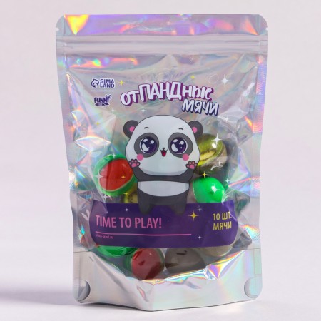 Rubber ball, dumping “Dopand balls”, Mix colors, in a package-4