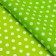 Matte film "Large peas" green, 0.58 x 0.58 m