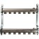 Collector Stout SMS 0923 000007, stainless steel for radiator wiring 7 outputs