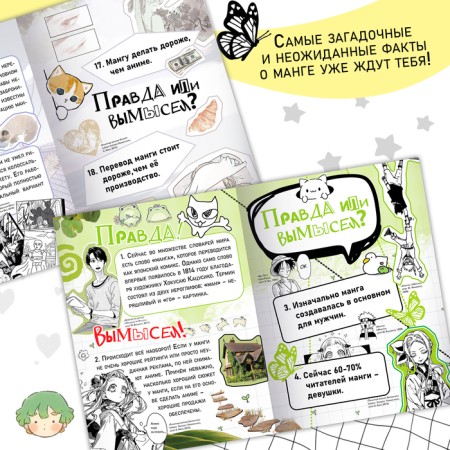 The book “Truth or Lies. 24 facts about the manga ", a5, anime-1