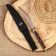Cutting knife "Scorpio" with a cover, steel - 65x13, handle - wood, 14.5 cm