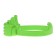 Luazon phone stand, in the form of hands, adjustable width, green