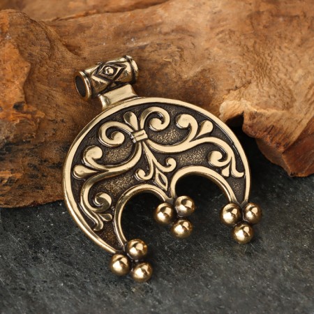 Amulet lunar "well -being", brass-1