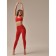 Women's legins Push Up, size S/M, Merlot color