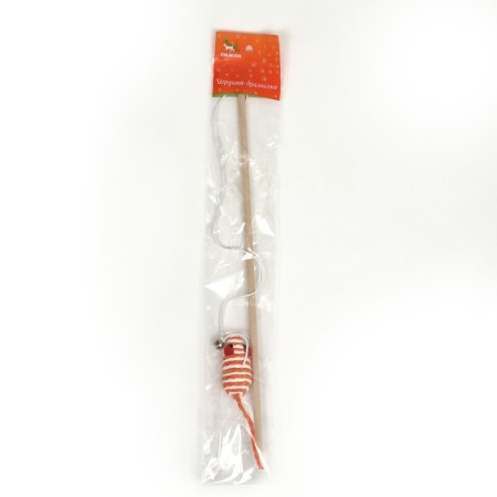 Domesticon-pound with a mouse on a wooden handle, orange/white-3