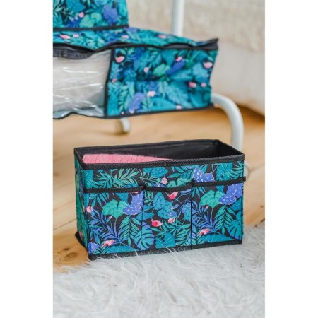 Boxing for the little things "Tropics", 3 pockets, 25 × 12 × 15 cm, blue color-4