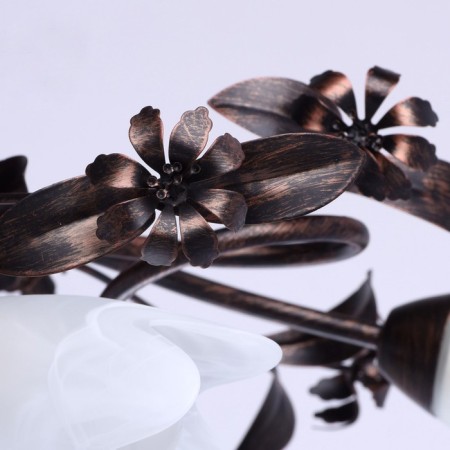 Celeal chandelier "Aida", 8x60W E14, copper 77x77x24 cm-10