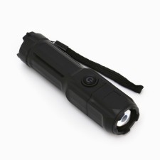 Manual battery flashlight, 3 watts, 1200 mAh, 200 lm, XPE, 3 modes, USB, 12.8 x 3 cm