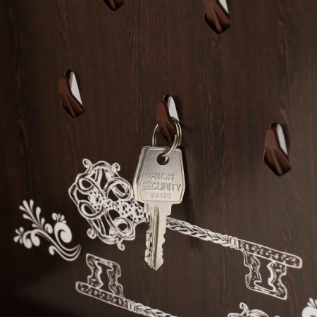Key closed "Switch at sunset" 26.5x31.5 cm nut-3
