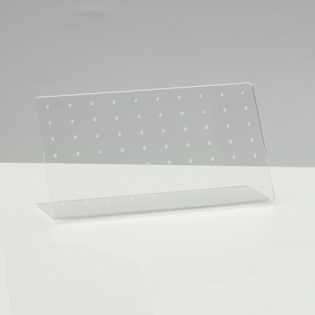 Rectangular earrings stand, 19 × 6 × 10.5 cm, 2 mm plexiglass, in a protective film-1