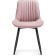 Stew Metall/velor, black/pink 50x56x82 cm stool