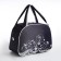 Sports bag with lightning, gray/white color