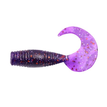 Twizter Yaman Pro Spry Tail, 3.8 cm, color #08-Violet, packaging 10 pcs.