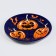 Disposable paper plate "Halloween", pumpkin, 18 cm