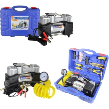 Compressor automobile Nova Bright AK-75L, 75 l/min, 150 psi, case with tools-7