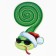 Christmas tree toy, suspension - spiral "Snake", 16 x 27 cm