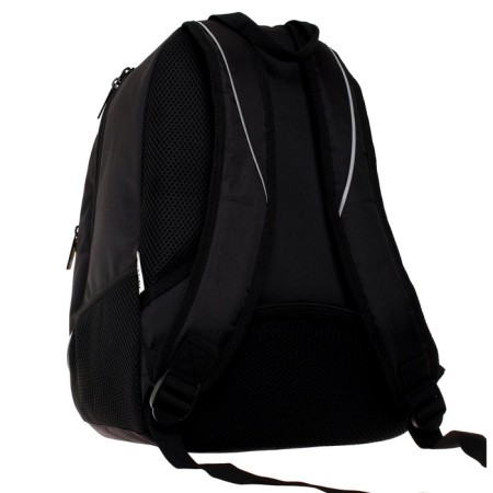 School backpack 42 x 30 x 20 cm, ergonomic back, Hatber Sreet, Hard Bro, Black/Yellow NRK_78119-1