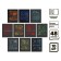 A set of subject notebooks of 48 sheets "Superneeon", 10 items with reference material, covered cardboard, OFSET block