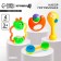 A set of rattles "Ringeous joy", 4 pcs, color mix, crush me