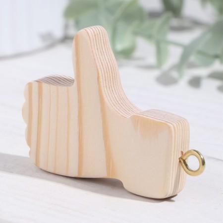 Harvesting for creativity keychain "Hand Class" 6x5.2x1.2 cm-1