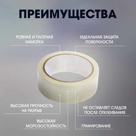 The tape is painted tundra, self -adhesive, paper base, 120 μm, 19 mm x 25 m-2