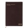 Dated 2025 diary, Escalada, A4, 120 sheets, soft cover, artificial leather, foil embossing, liesse, block 80 g/m2, brown
