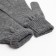 Female gloves, graphite color, size 18