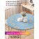 Tables on the table "Field chamomiles", round, oxford, elastic band, size 120x120 cm, diameter 75-100 cm