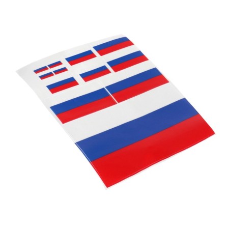 Car sticker, Russian flag, set 12 pcs-1