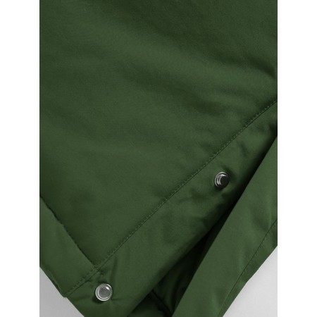 Winter park for a girl, height 164 cm, dark green color-5