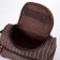 Lightning cosmetic bag, external pocket, brown color
