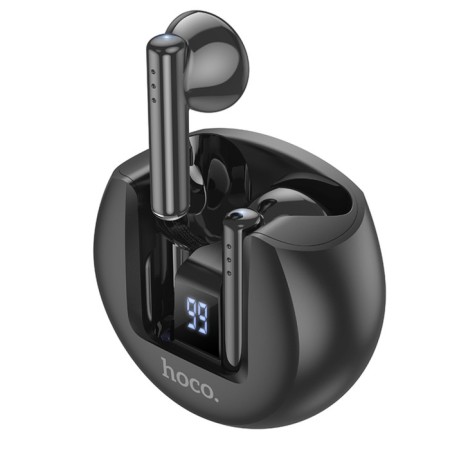Hoco EW32 TWS headphones, wireless, inserts, BT5.3, 30/300 mAh, microphone, black-1