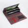 Women's wallet on magnet, purple color