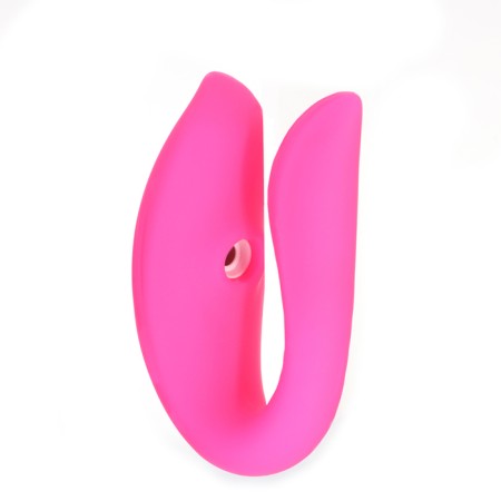 Vibrator for steam, with vacuum-wave stimulation of the clitoris, USB, USB, 10 modes, pink-3