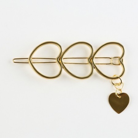 Hair clip mold "love", 6 x 2 s-1