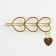 Hair clip mold "love", 6 x 2 s