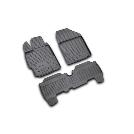 Rugs in the Toyota Yaris Salon 01/2006-2010, 3 pcs. (polyurethane)